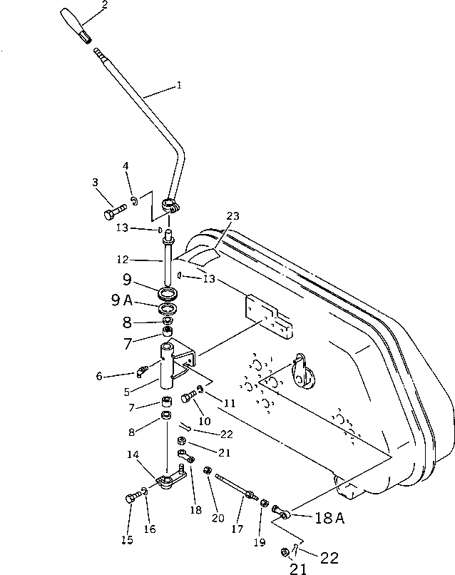 Рычаг 144-850-7630 Komatsu