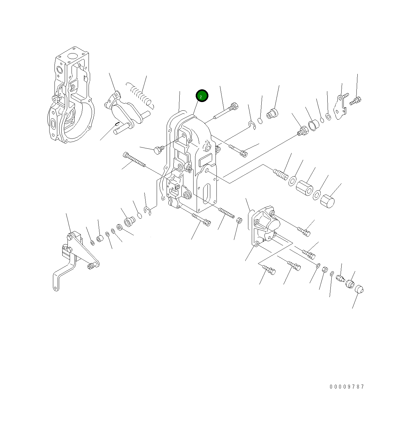 Крышка DK154500-80 Komatsu