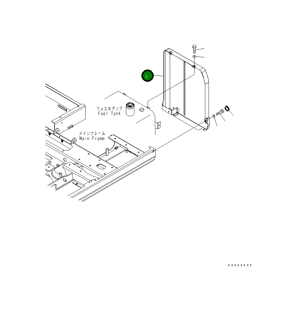 Крышка 8240-54-1292  Komatsu