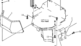 Крышка 419-54-14382  Komatsu