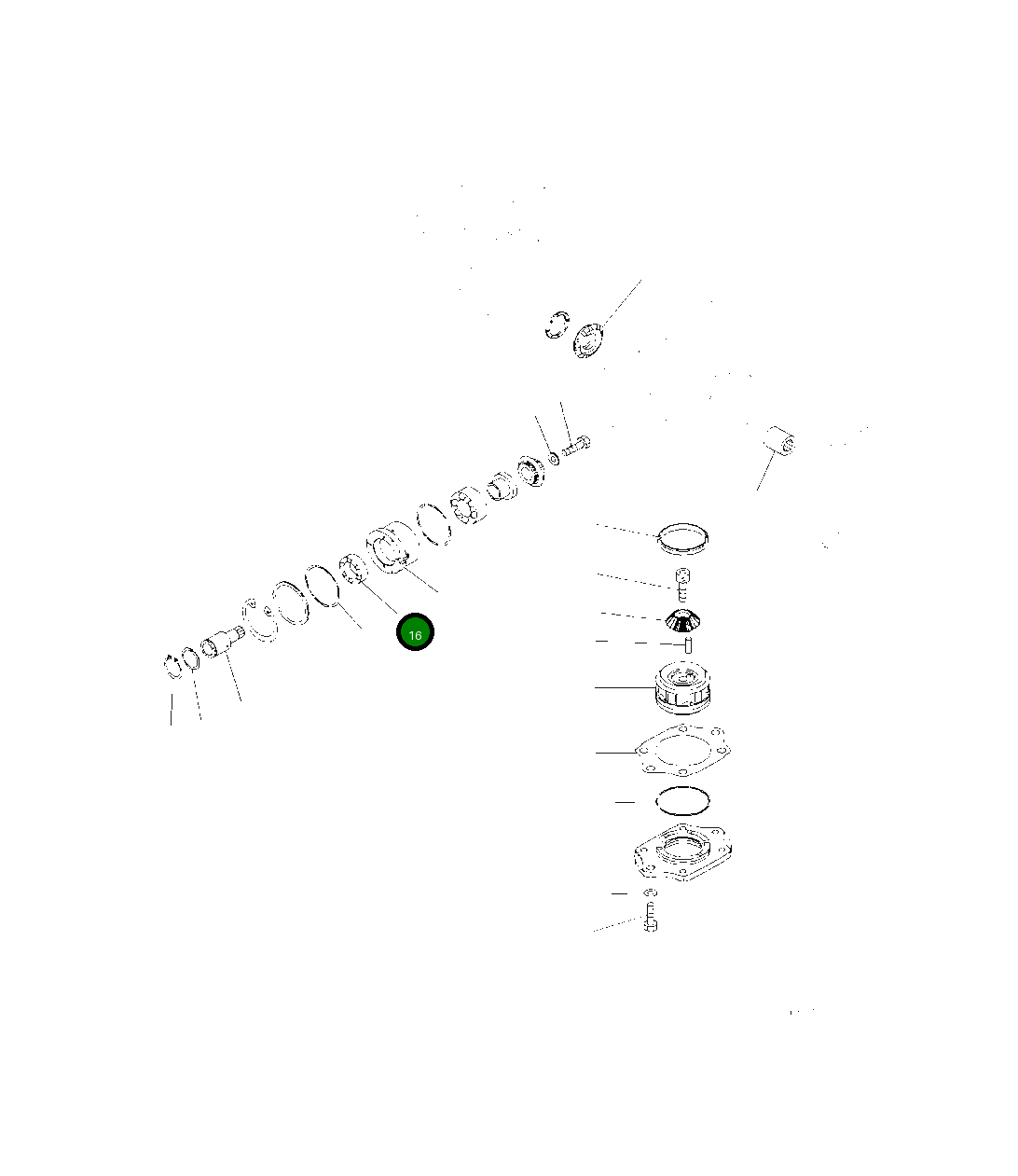 Подшипник 708-2J-12520 Komatsu