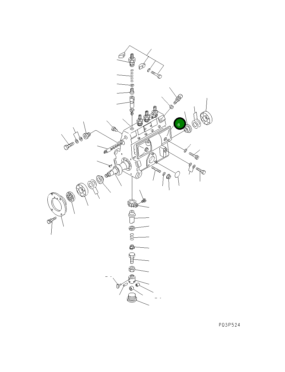 Крышка DK131028-4820  Komatsu