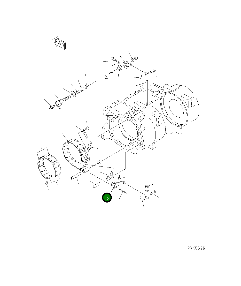 Рычаг 101-Z61-2260 Komatsu