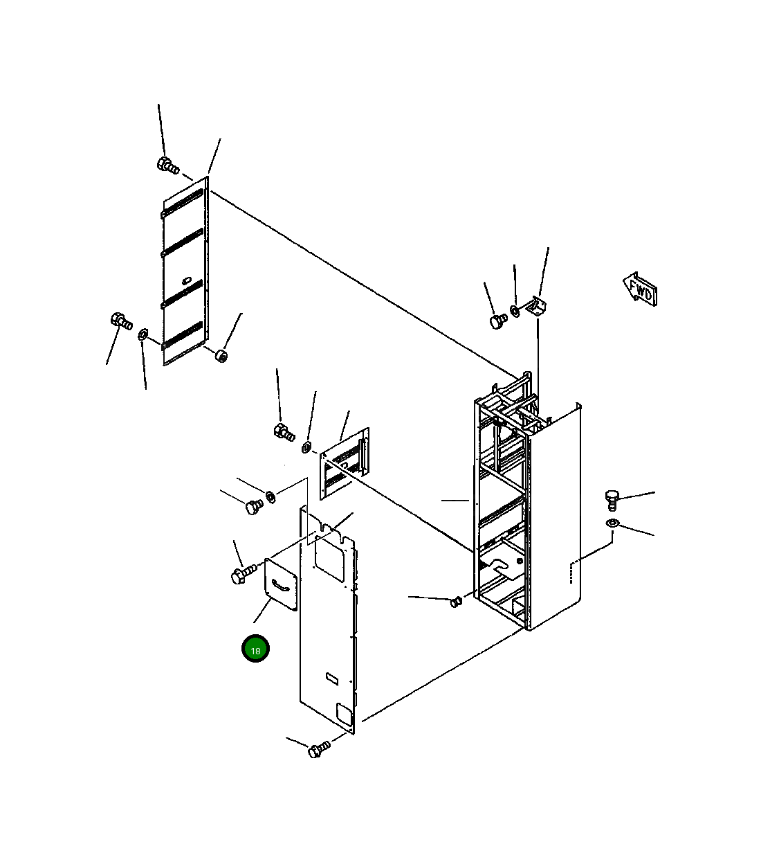 Крышка 427-54-13490  Komatsu