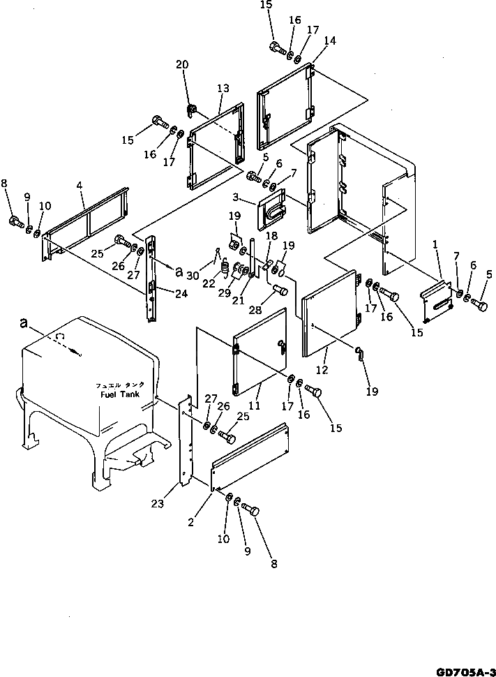 Крышка 234-54-32330 Komatsu