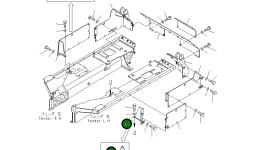 Крышка,LH 14U-906-1140 Komatsu