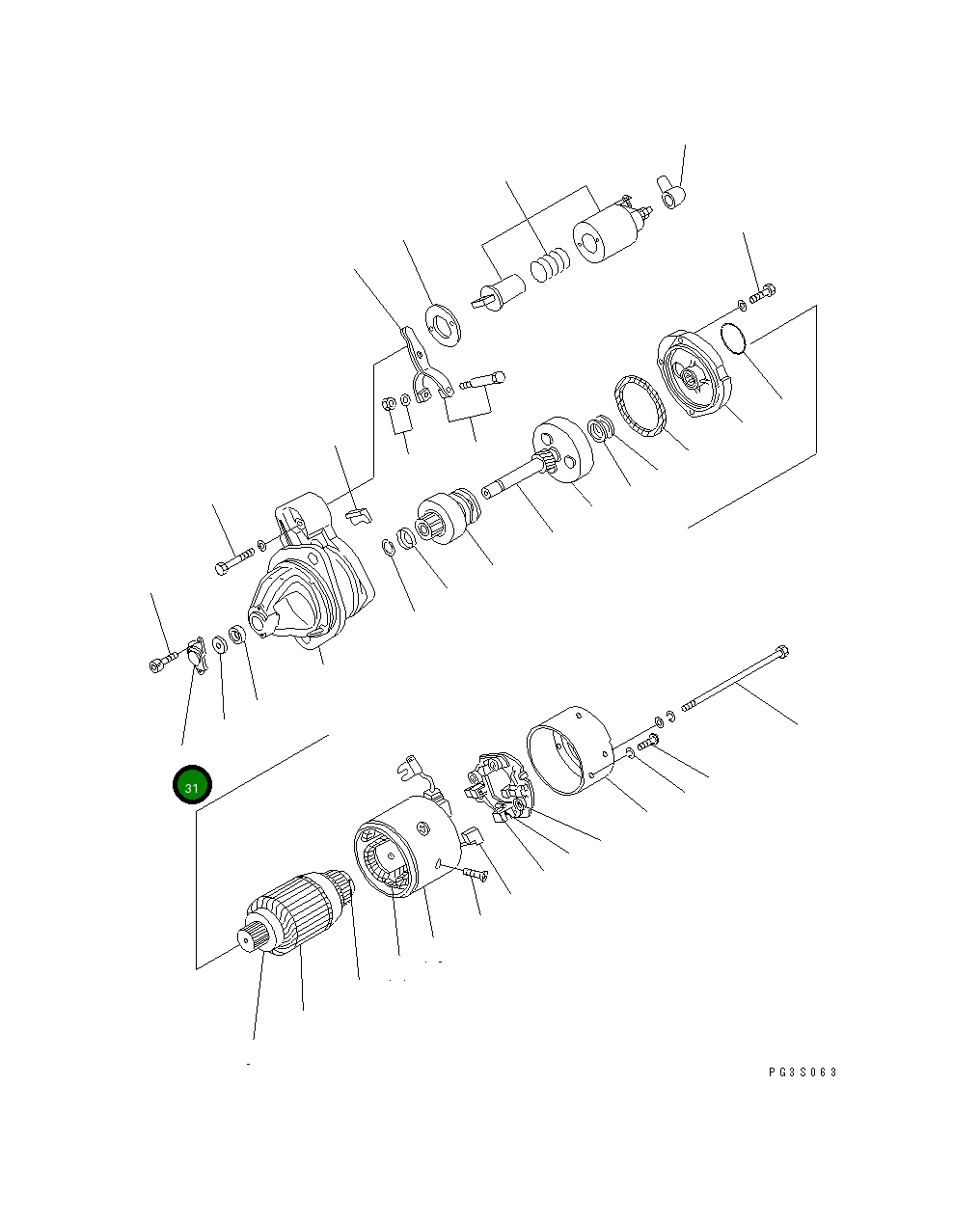 Крышка YM121254-77760 Komatsu