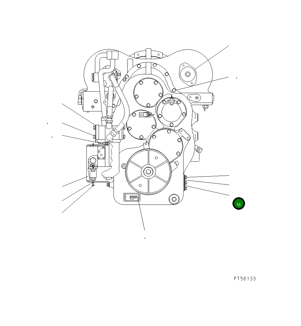 Крышка DC78A0062000 Komatsu