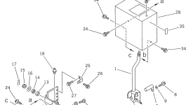 Вал 423-V88-1130 Komatsu