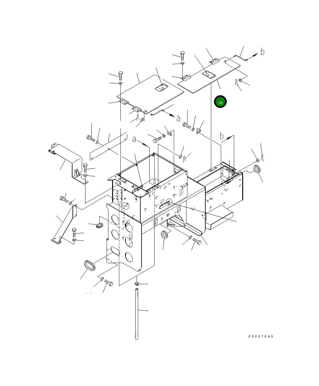 Крышка 8296-54-1130 Komatsu