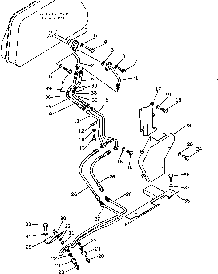 Крышка 144-Z17-3520 Komatsu