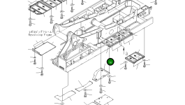 Крышка 21T-54-65140  Komatsu