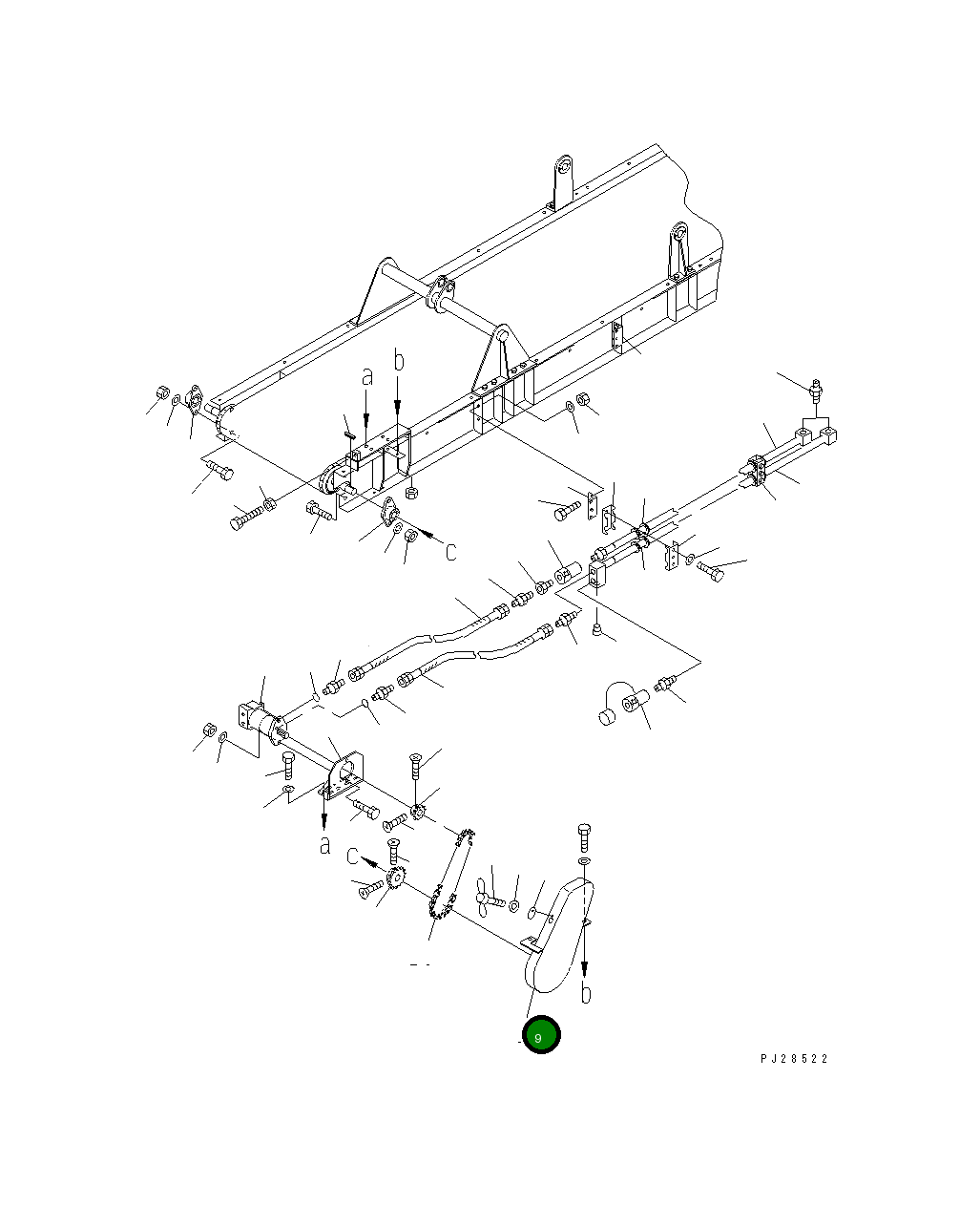 Крышка KWKKS-75-11510 Komatsu