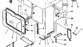 Стекло 113-Z79-1160 Komatsu