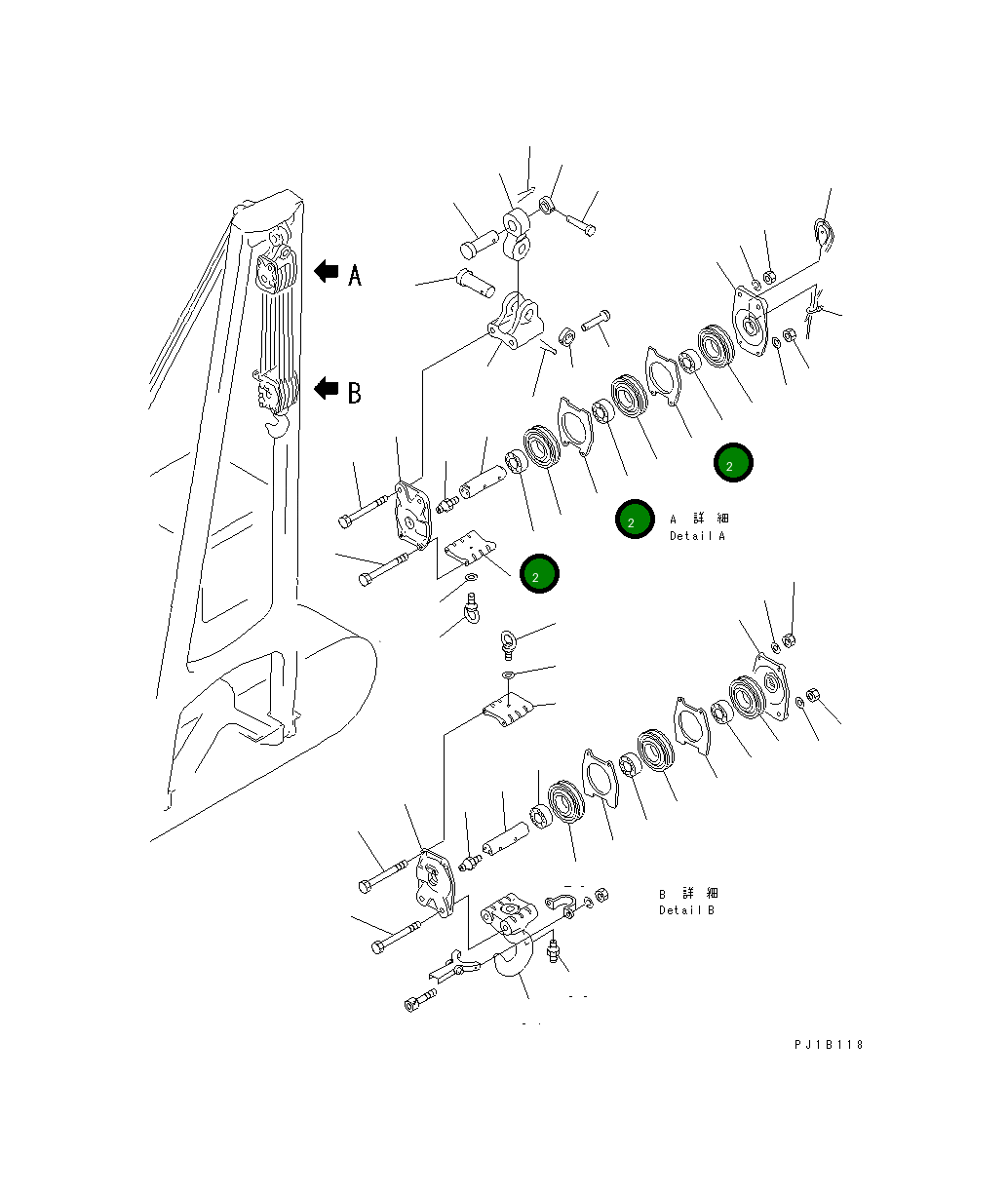 Подшипник 176-70-11530 Komatsu