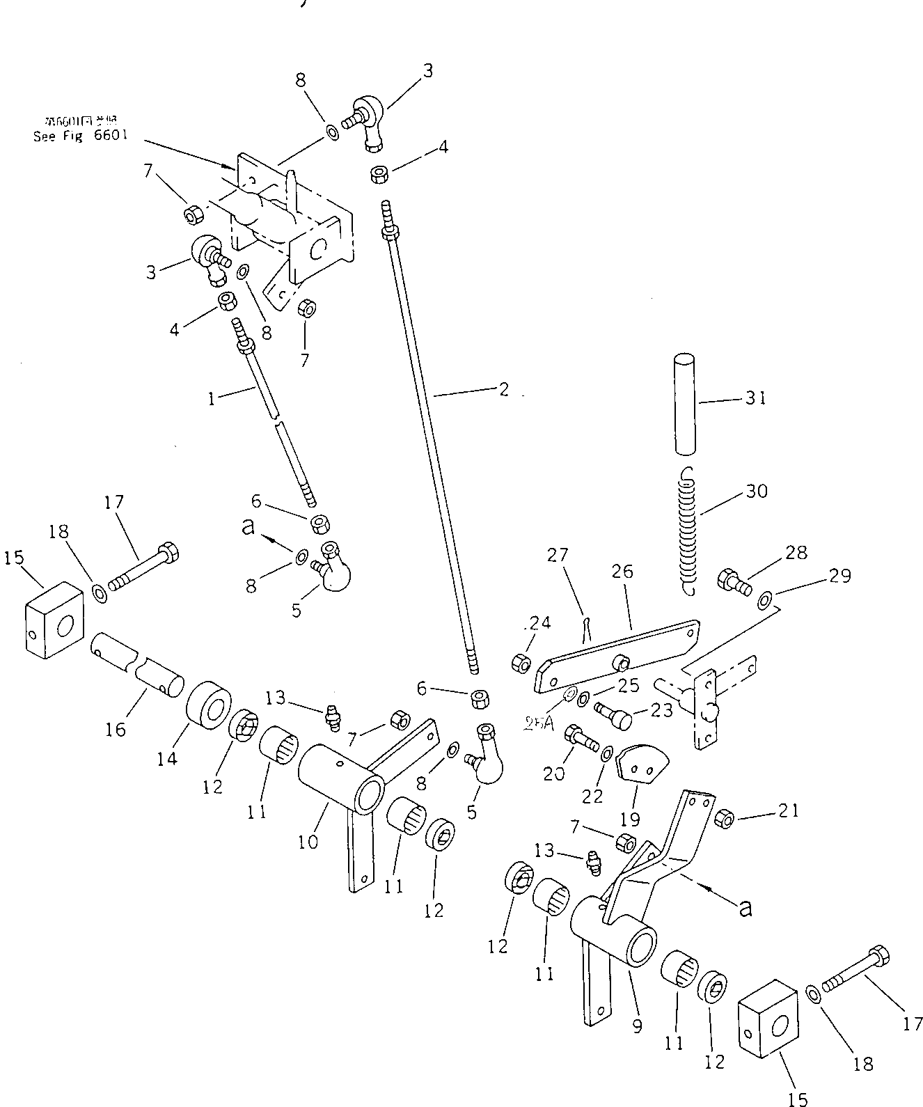 Рычаг 41E-43-18160 Komatsu
