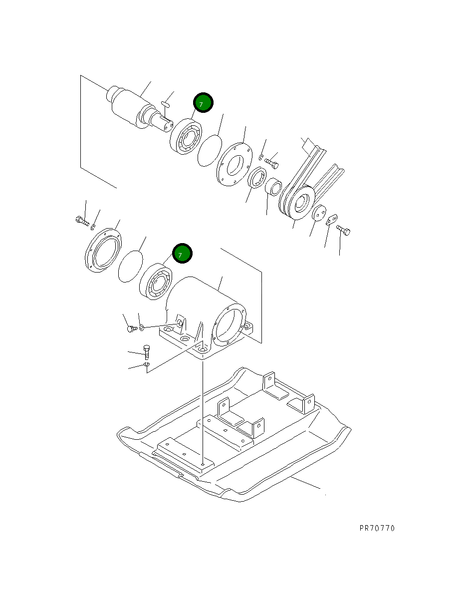 Подшипник 06300-06309  Komatsu