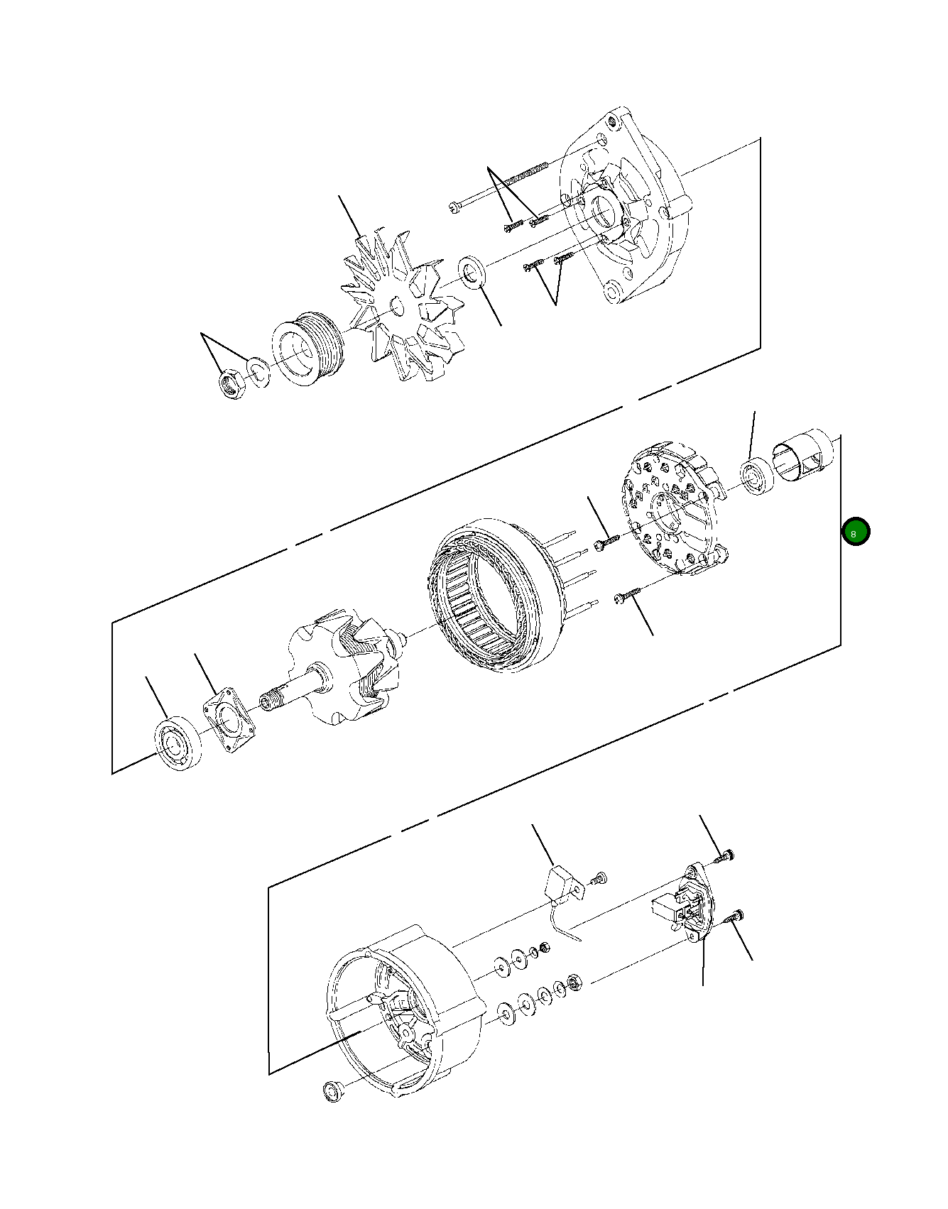 Подшипник EA1905488 Komatsu
