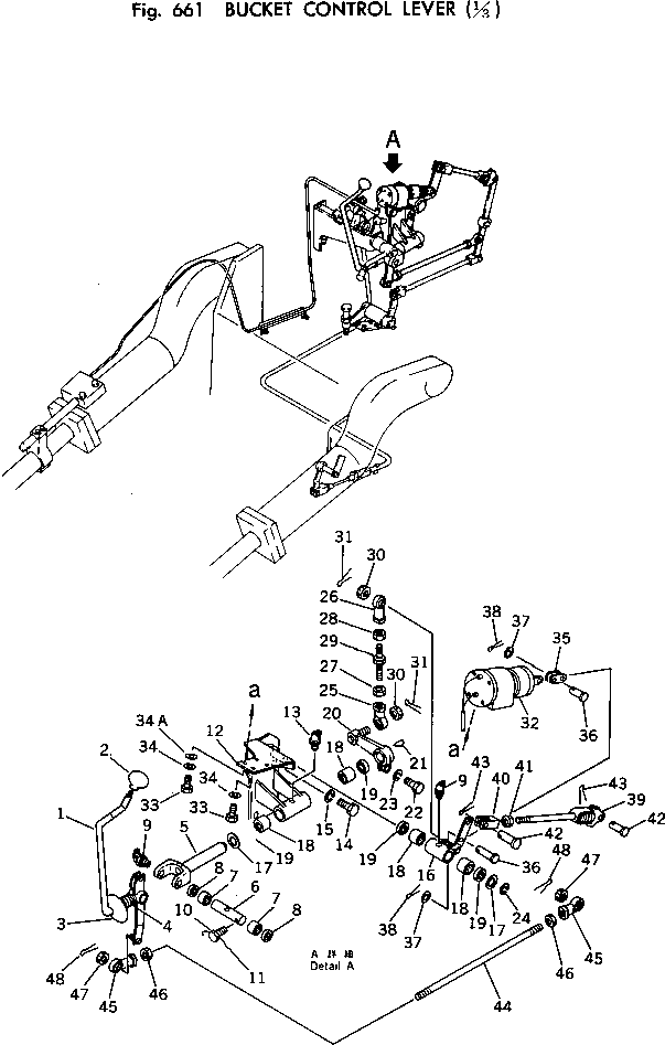 Рычаг 131-43-62110 Komatsu