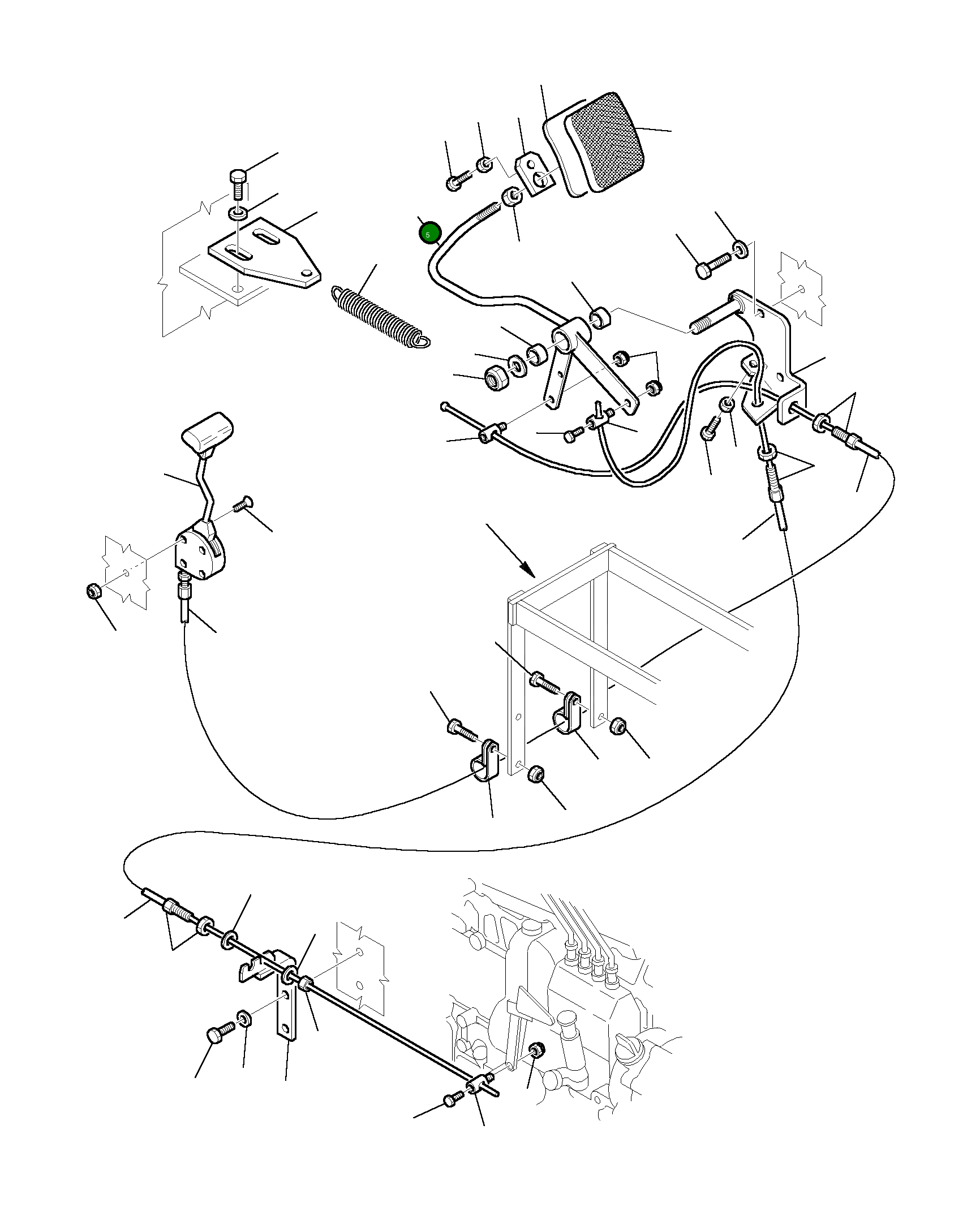 Рычаг 338807066 Komatsu