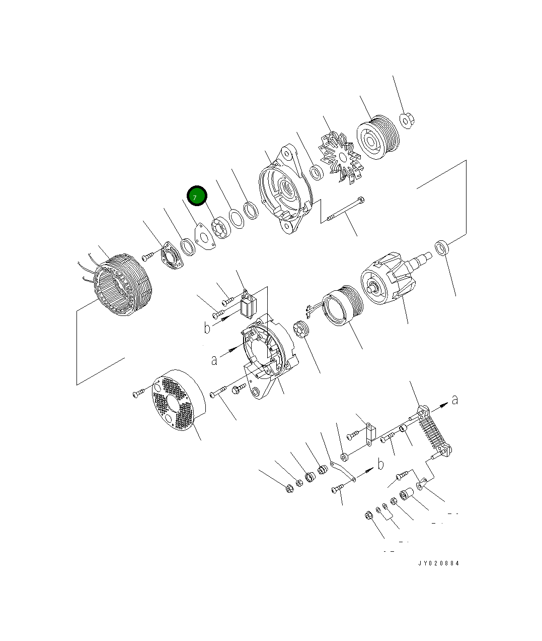 Подшипник KD0-09201-1450 Komatsu
