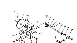 Вал 258-80-13120 Komatsu
