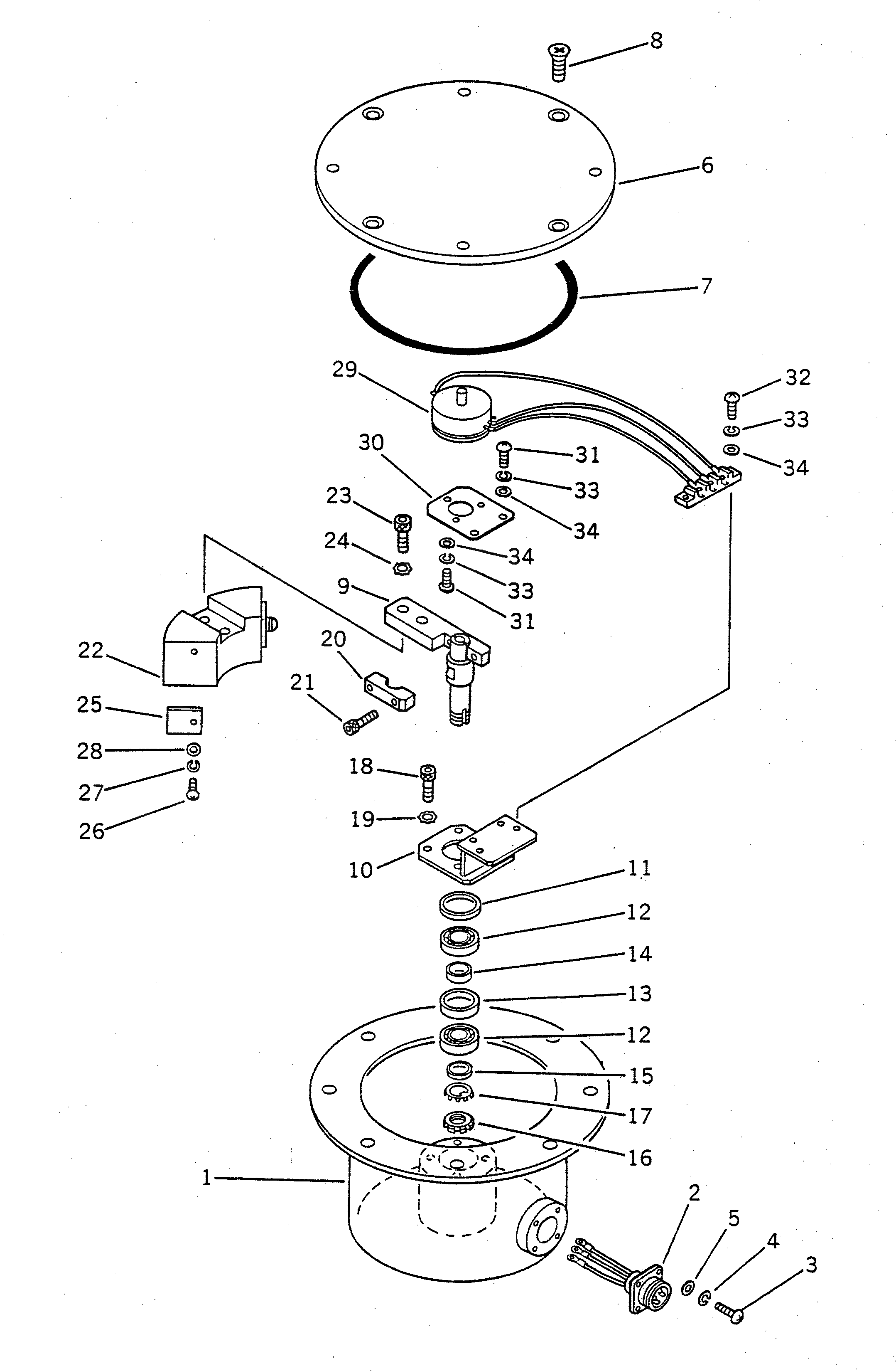 Крышка 7816-11-3210  Komatsu