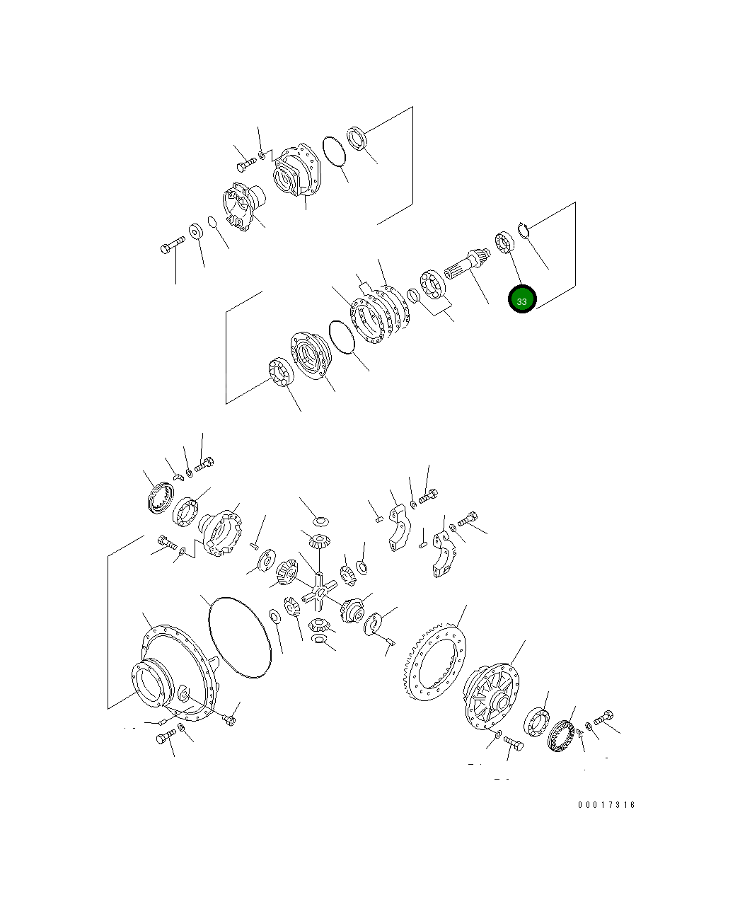 Подшипник 567-22-71420 Komatsu