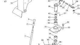 Рычаг 195-43-21143 Komatsu