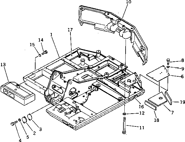 Крышка 20B-46-31140 Komatsu