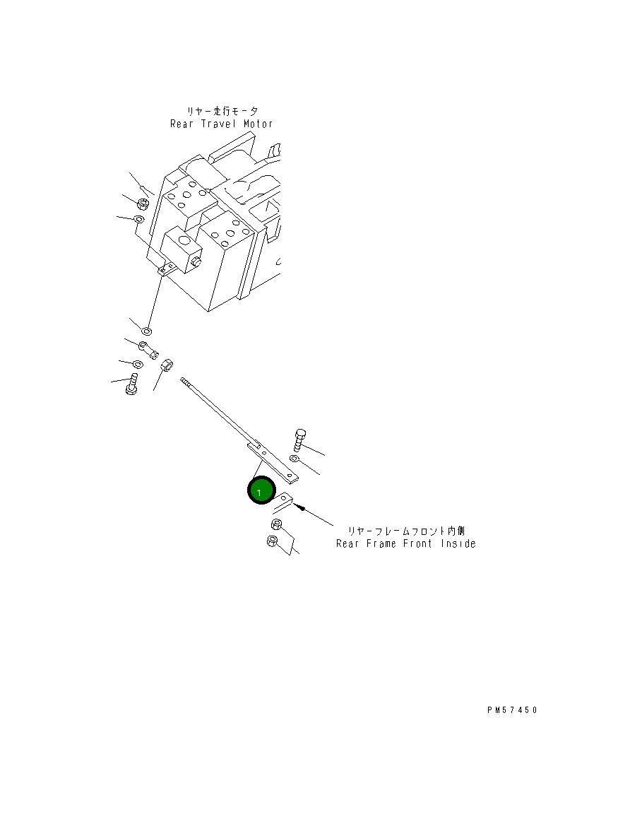 Рычаг 273-43-66140 Komatsu