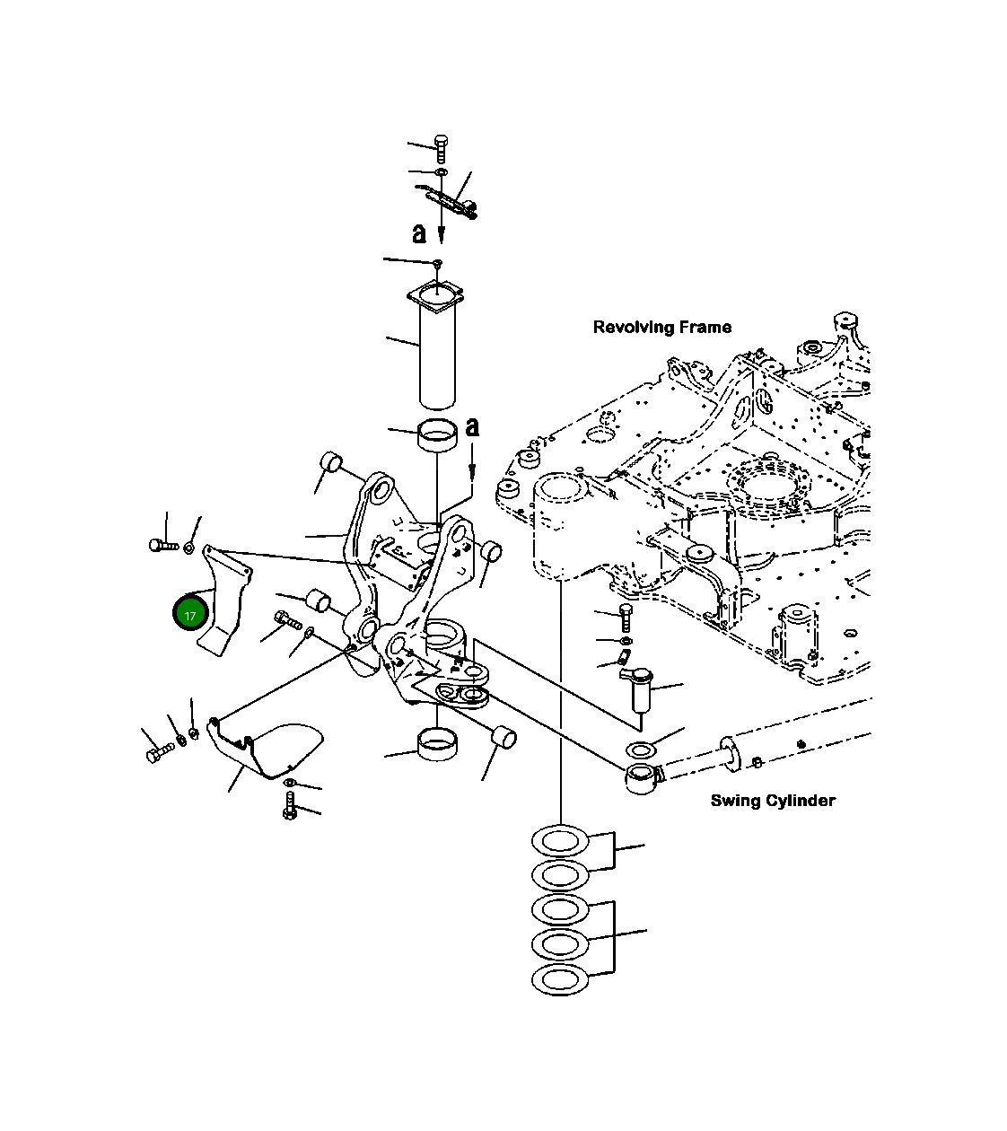 Крышка 22P-70-11521  Komatsu