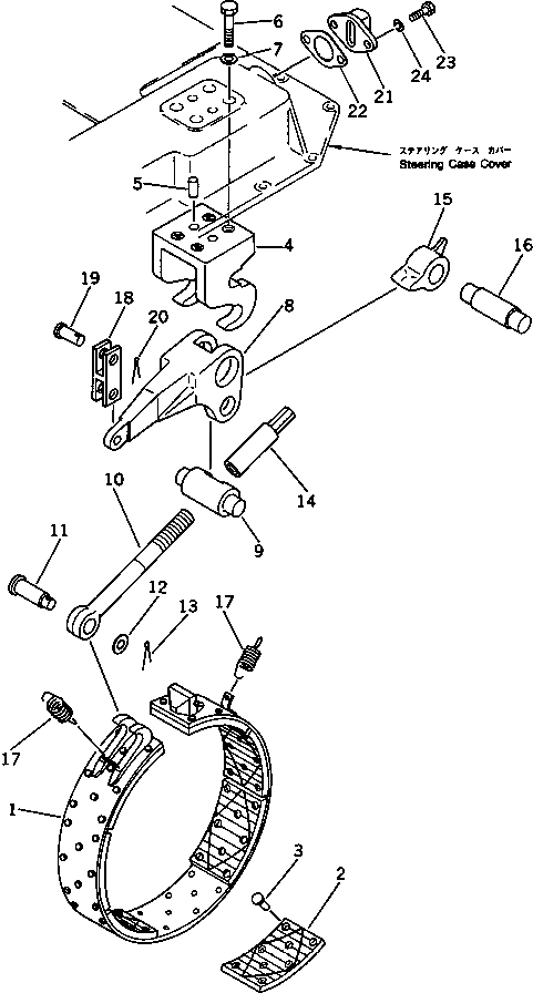 Рычаг 120-33-32171 Komatsu