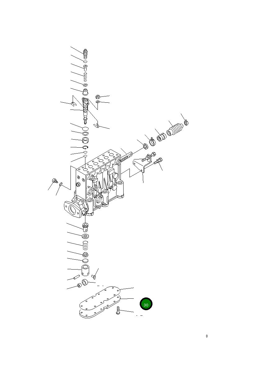 Крышка DK133043-0100 Komatsu