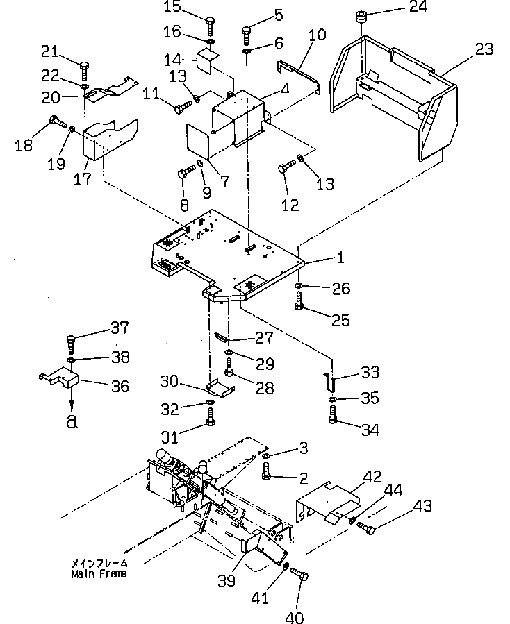 Крышка 262-54-51331 Komatsu