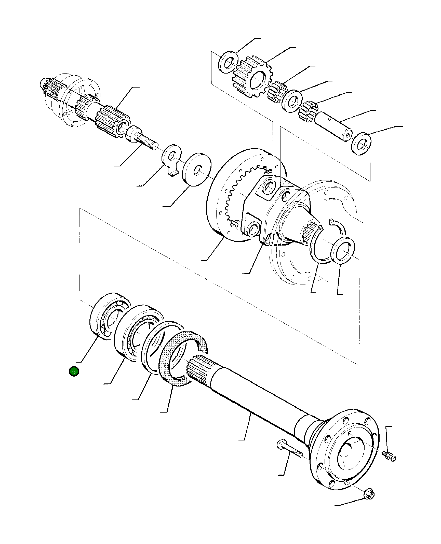 Подшипник MIB070669 Komatsu