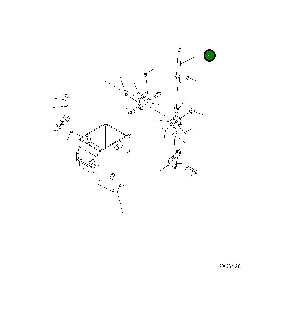 Рычаг 104-43-45120 Komatsu