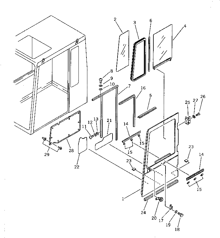 Крышка 203-54-41541 Komatsu
