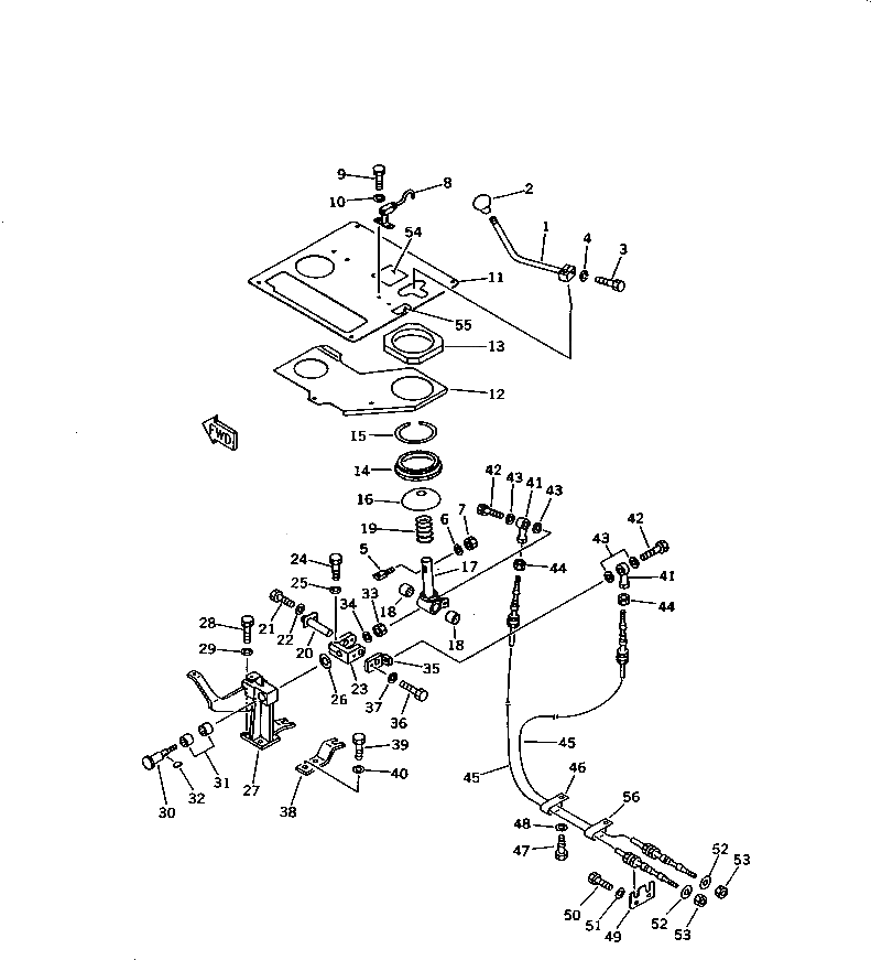 Рычаг 154-916-4510 Komatsu