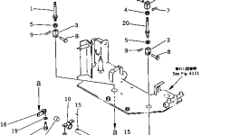 Рычаг 21X-43-11340 Komatsu