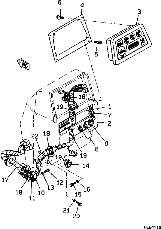 Крышка 195-54-71720 Komatsu