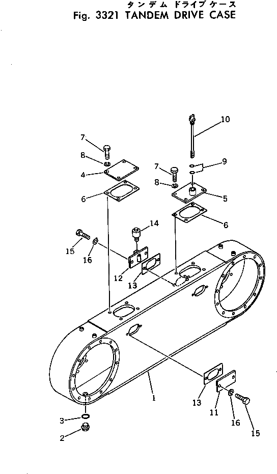 Крышка 234-25-31130 Komatsu