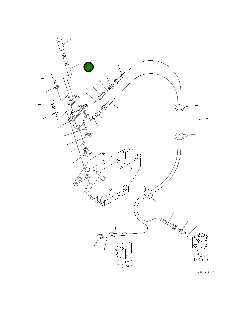 Рычаг 22U-43-11120 Komatsu