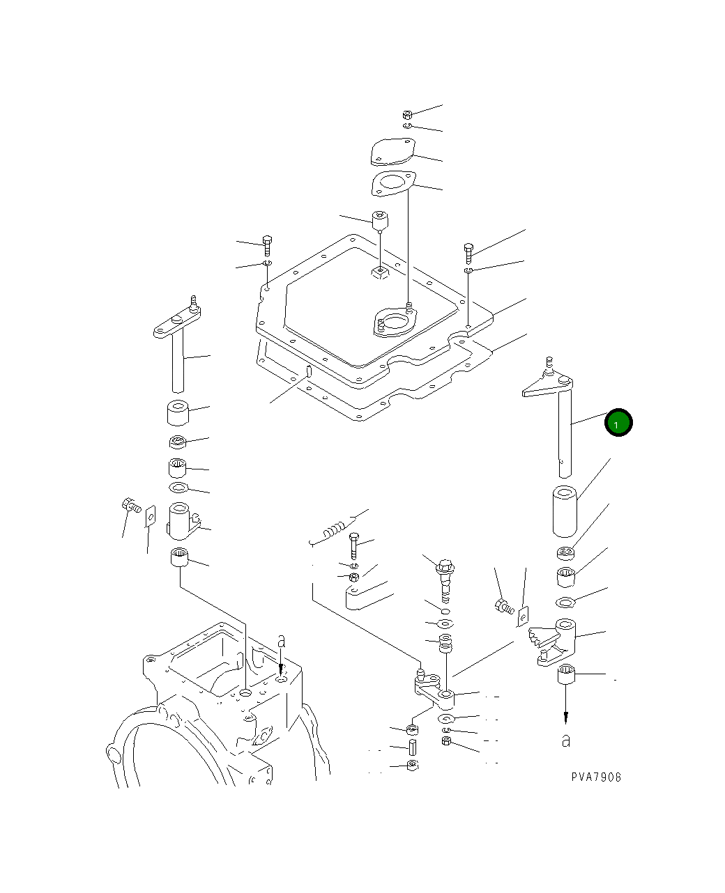 Рычаг 134-15-21411 Komatsu