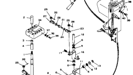 Рычаг 124-43-25170 Komatsu