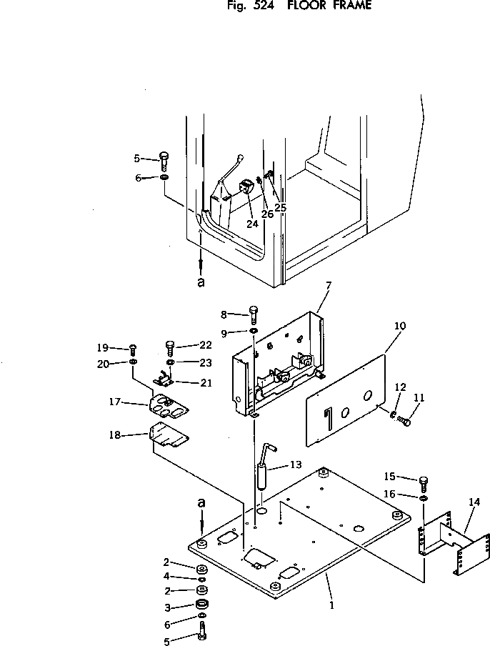 Крышка 202-54-48160 Komatsu