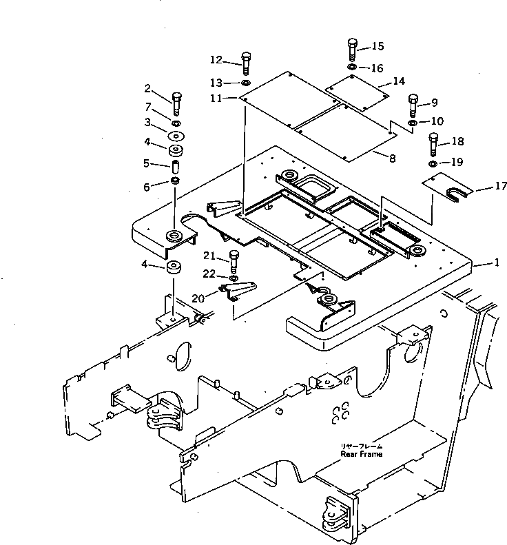 Крышка 278-54-11430 Komatsu