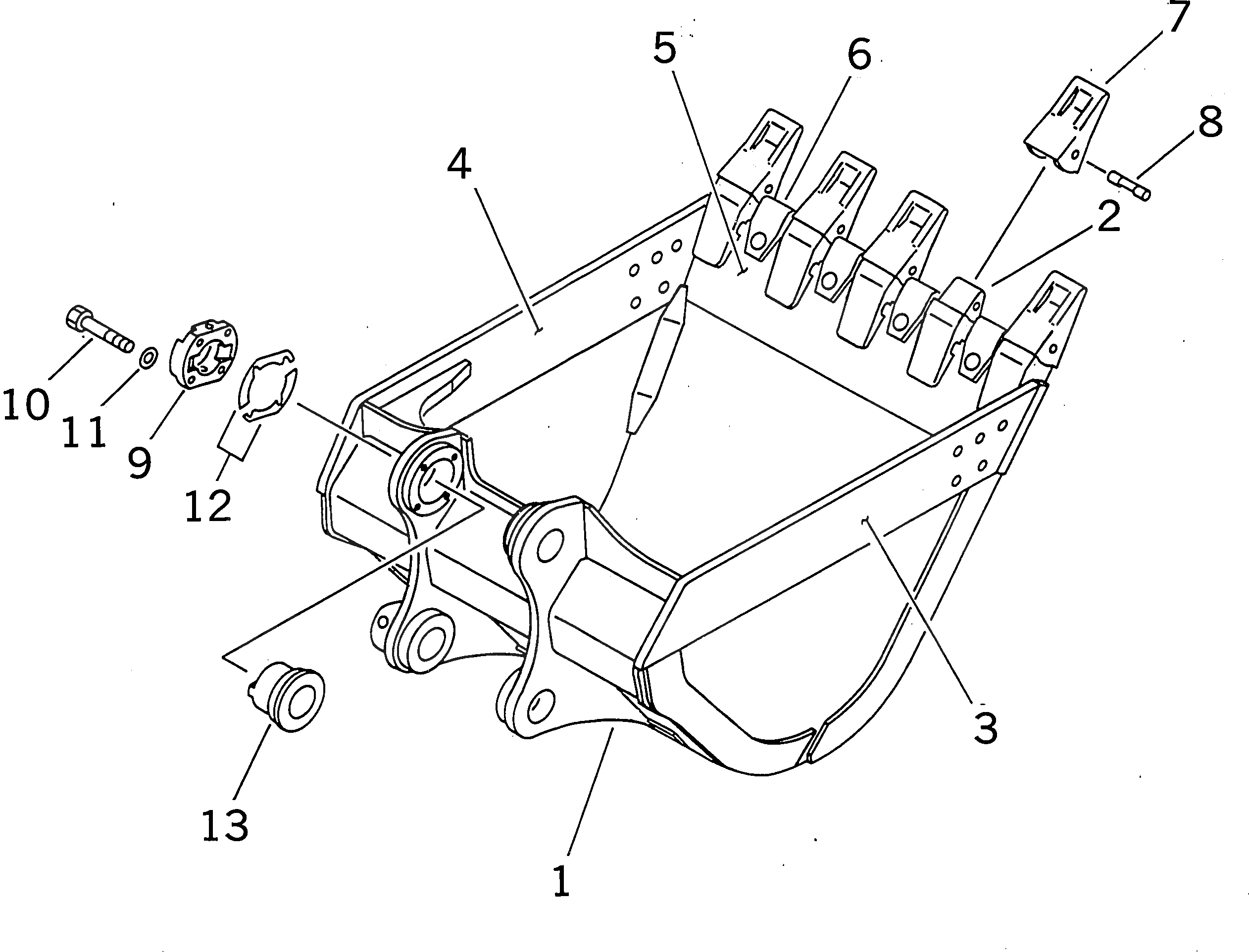 Крышка 208-70-34240 Komatsu