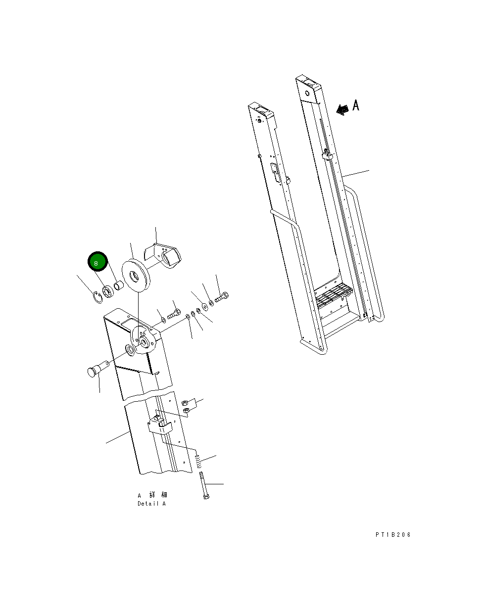 Подшипник 06304-06205 Komatsu