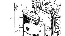 Решётка 135-03-23312 Komatsu